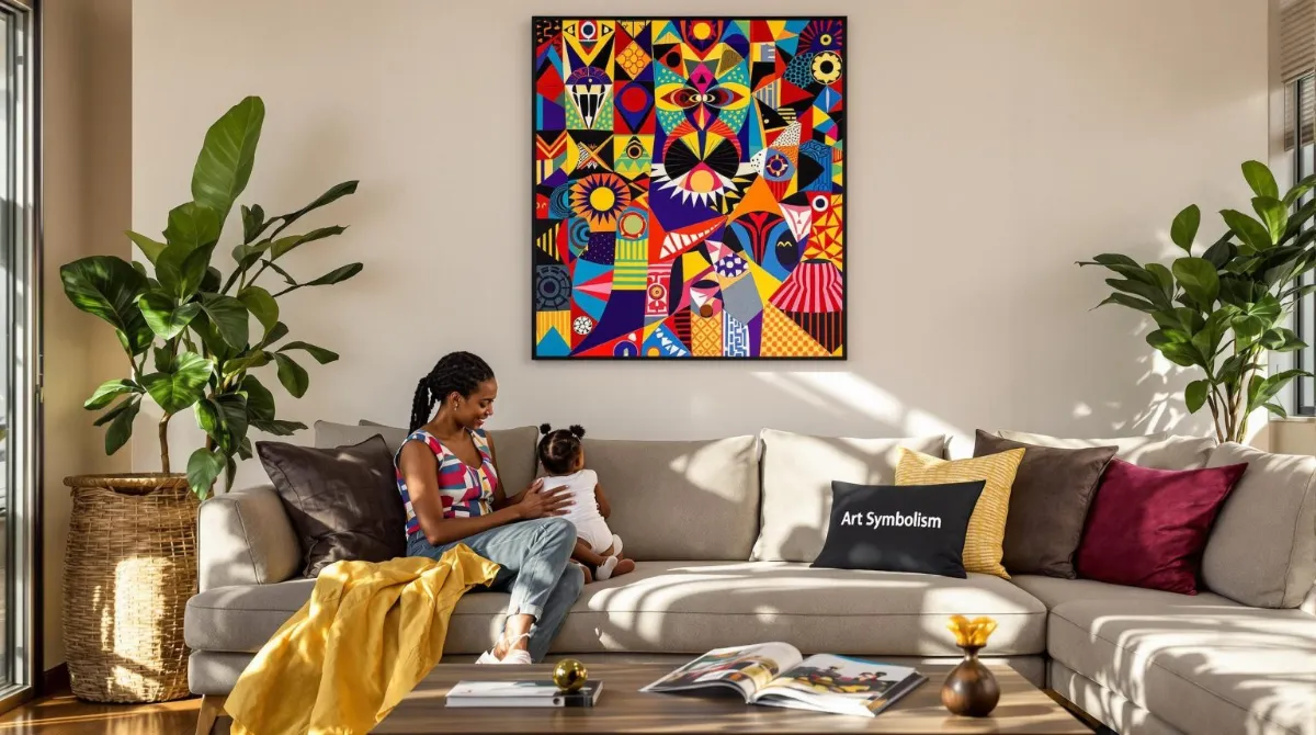 african art symbolism decor