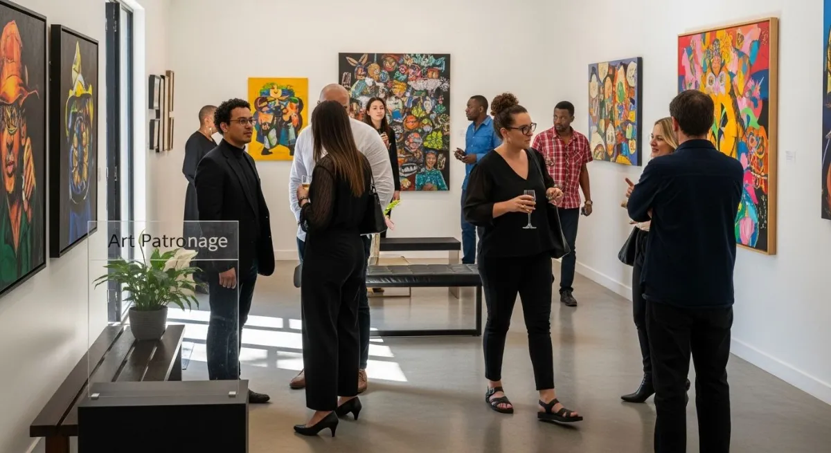 South African art patronage gallery