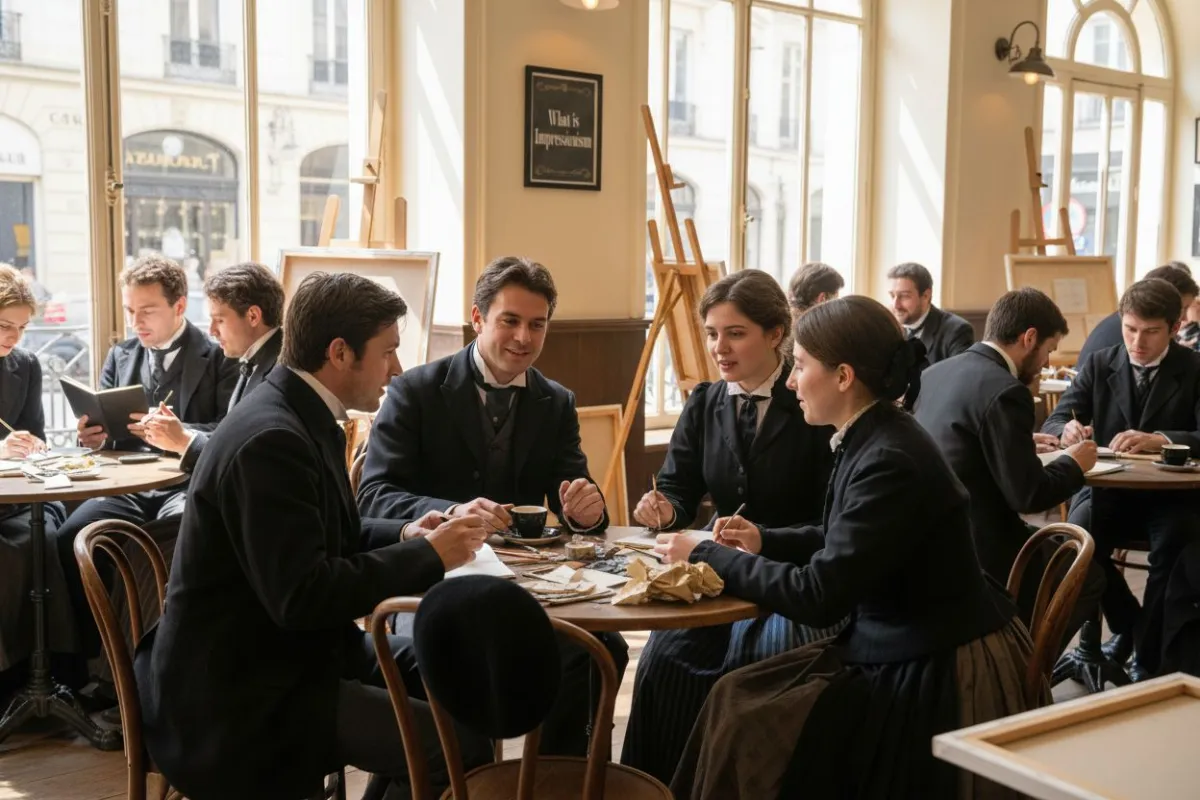 Impressionist art history café