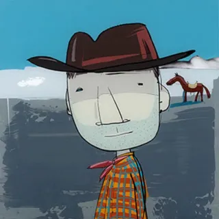 Cowboy Print by David Kuijers