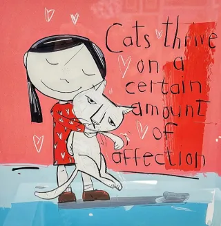 Cats Thrive Print by David Kuijers