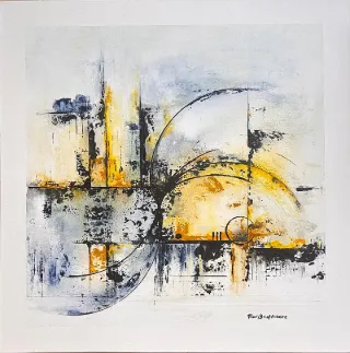 Solar Ashes by Mari Brightmore 800 x 800mm
