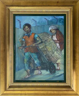 OIL on Board Amos Langdown Size 61 x 46 cm by Amos Langdown, view 2