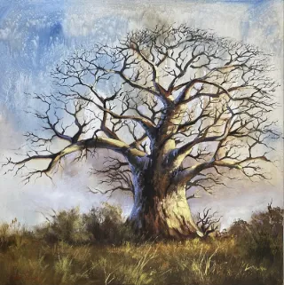 Baobab by Stan Polson 760 x 760mm