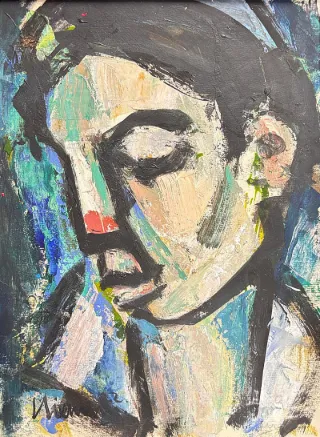 Clown by Hennie Niemann Snr 340 x 250mm