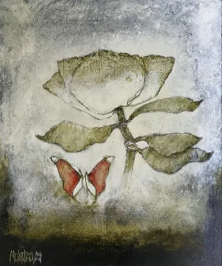 Sketch for a Magnolia by Michael Heyns 450 x 380mm