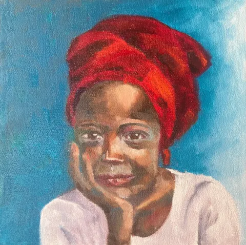Waiting - Original Oil Painting by Cornelie Wolff