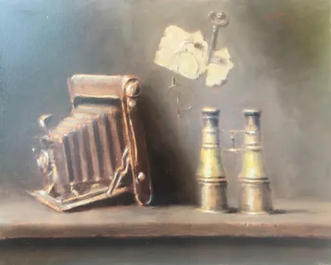 Oil On Board (A36503) by Duggie du Toit