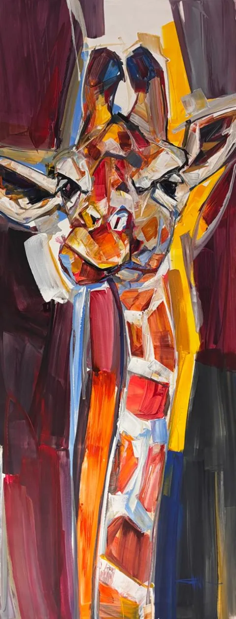 Giraffe by Mind Shana 800 x 2000 mm by Mind Shana