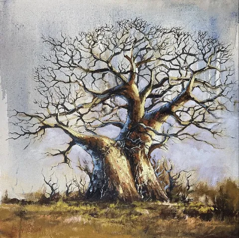 Baobab by Stan Polson 610 x 610mm