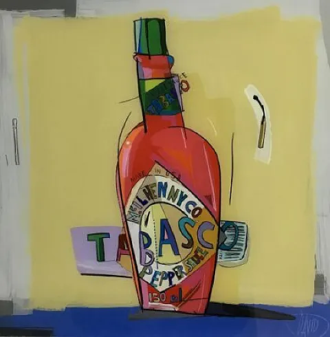 Red Tabasco Print by David Kuijers