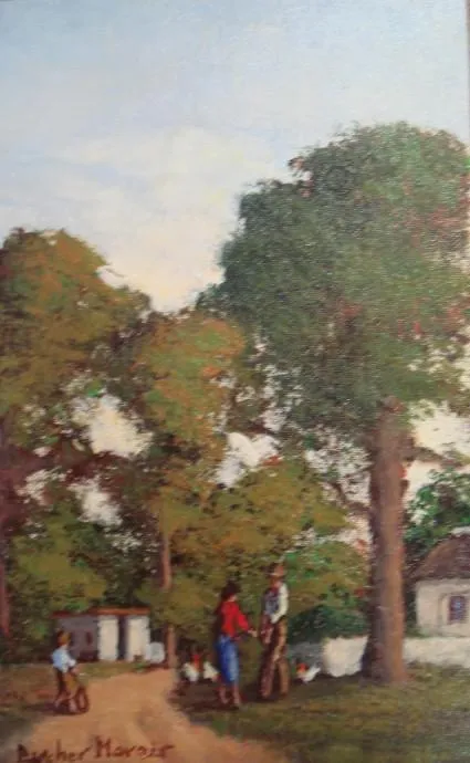 Acrylic Painting (A23156) by Luther Marais