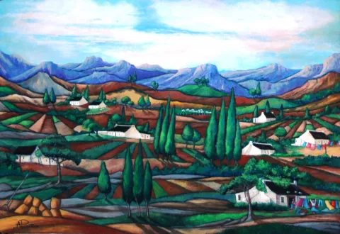 Oil painting (A07520) by Annette Poulton