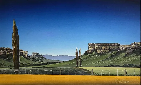 Clarens Landscape by Johan Smith 600 x 960mm