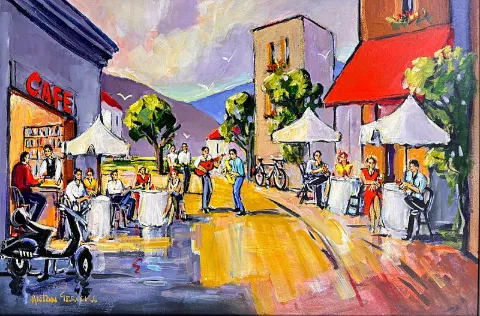 Street Cafe by Anton Gericke