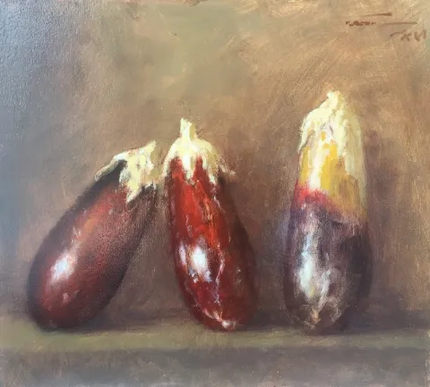 Oil On Board (A36504) by Duggie du Toit
