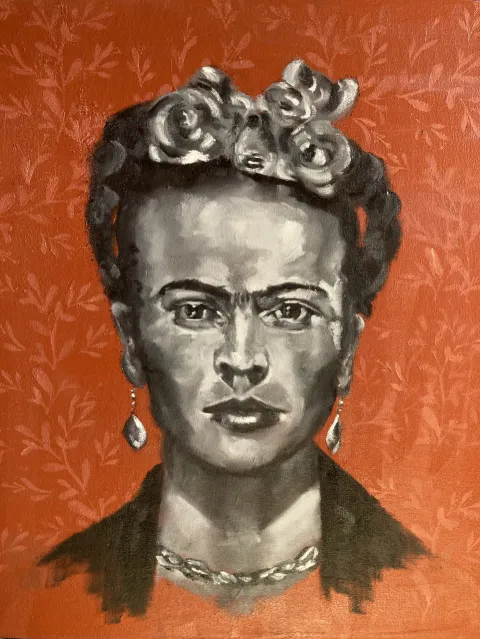 Frieda Oil on Canvas by Cornelie Wolff