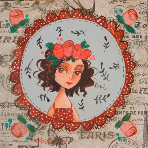 Acrylic Artwork (A32434) by Elsbeth Eksteen