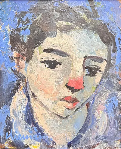 Clown by Hennie Niemann Snr 200 x 170mm