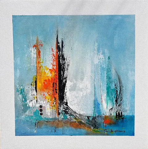 Out There by Mari Brightmore 500 x 500mm
