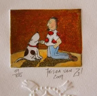 Etching (A24945) by Frieda van Zyl