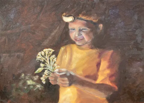 Discovery Original Oil Painting by Cornelie Wolff