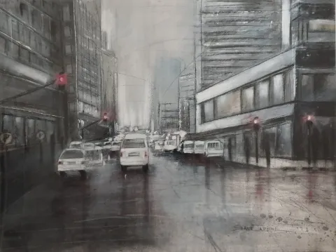 Charcoal and Oil on Fabriano (A37572) by Shane Jardine