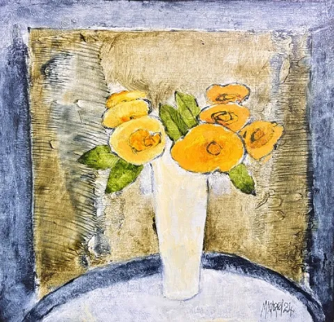 A couple of flowers by Michael Heyns 350 x 370mm
