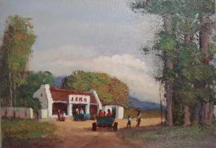 Acrylic Painting (A23155) by Luther Marais