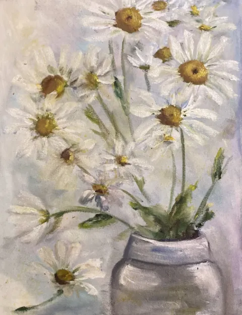 Still Life Oil on Canvas by Cornelie Wolff by Cornelie Wolff