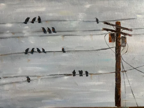 Sheet music oil painting by Cornelie Wolff