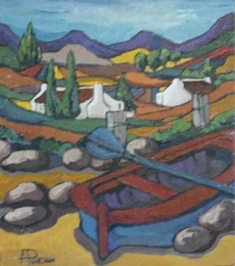 Oil painting (A09491) by Annette Poulton