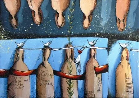 Acrylic Painting (A28788) by Hanlie Kotze