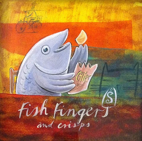 Fish fingers and crisps by Frans Groenewald