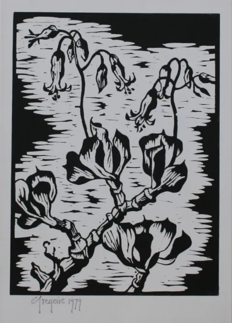 Linocut on Paper (A35191) by Gregoire Boonzaier