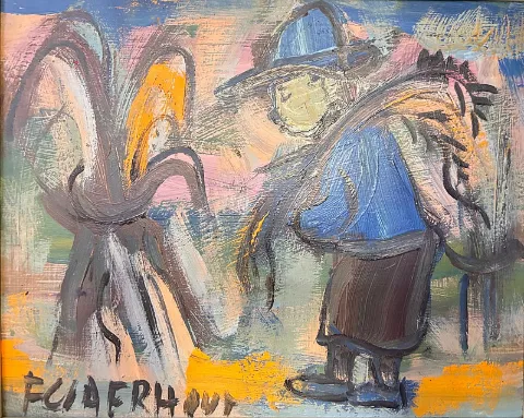 Harvester by Frans Claerhout