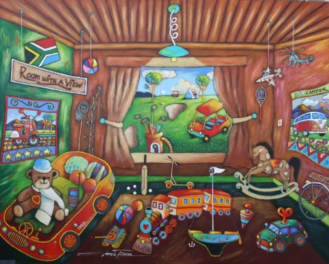 Acrylic on Canvas (A35699) by Giorgio Trobec