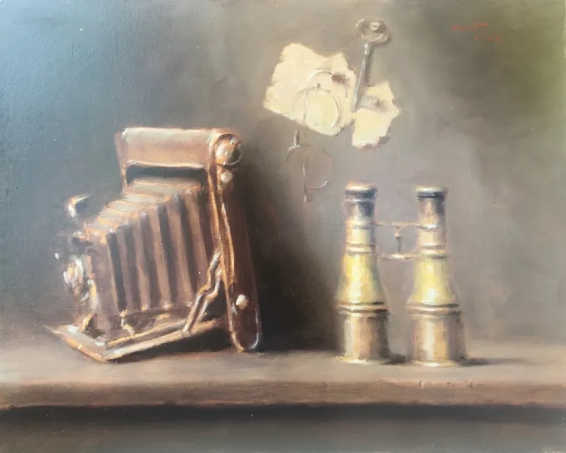 Oil On Board (A36503) by Duggie du Toit