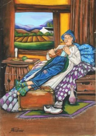 Oil and Pastel painting (A23173) by Annette Poulton
