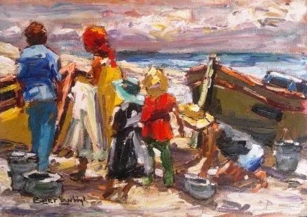 Oil Painting (A26592) by Bert van Wyk