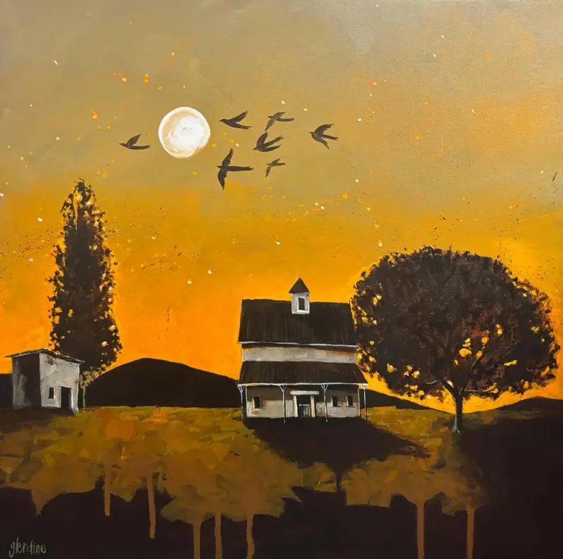 Landscape by Glendine 500 x 500 mm by Glendine