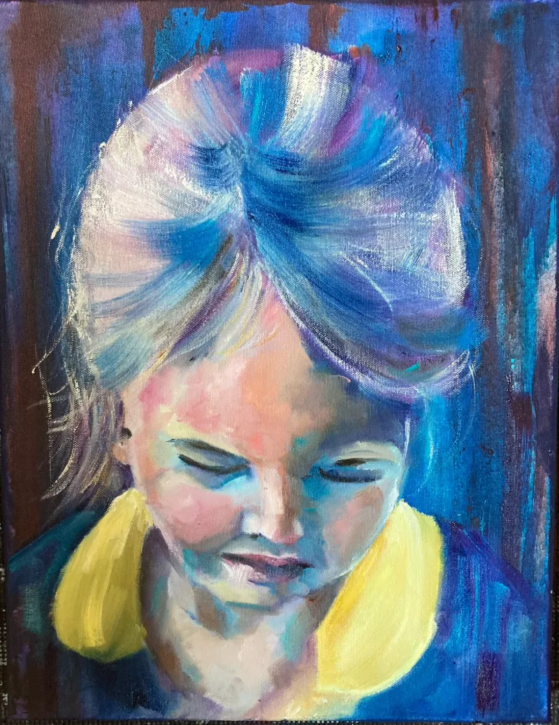 Karli Oil Painting by Cornelie Wolff