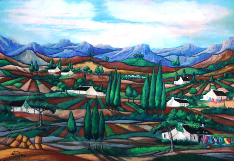Oil painting (A07520) by Annette Poulton