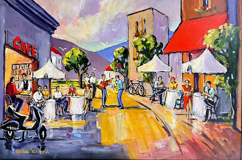 Street Cafe by Anton Gericke