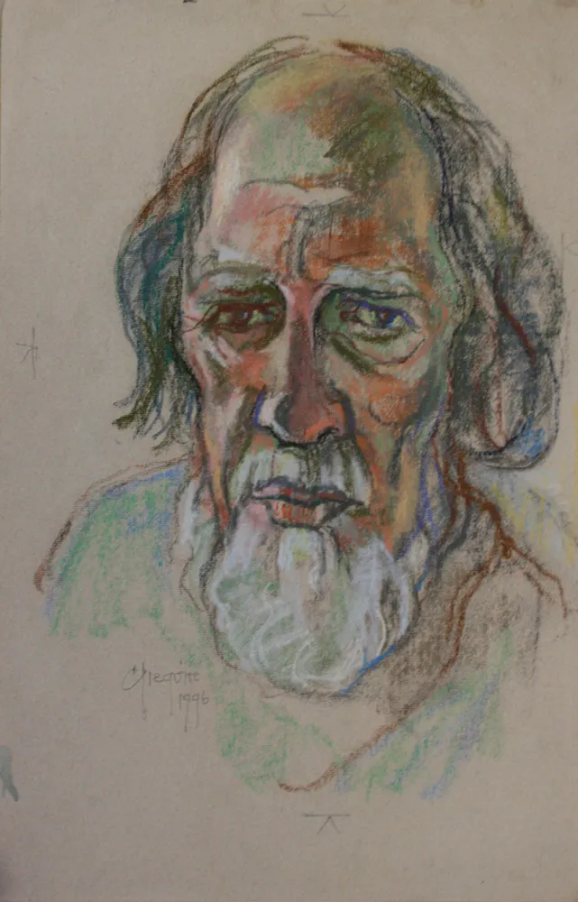 Self Portrait Pastel (A34028) by Gregoire Boonzaier