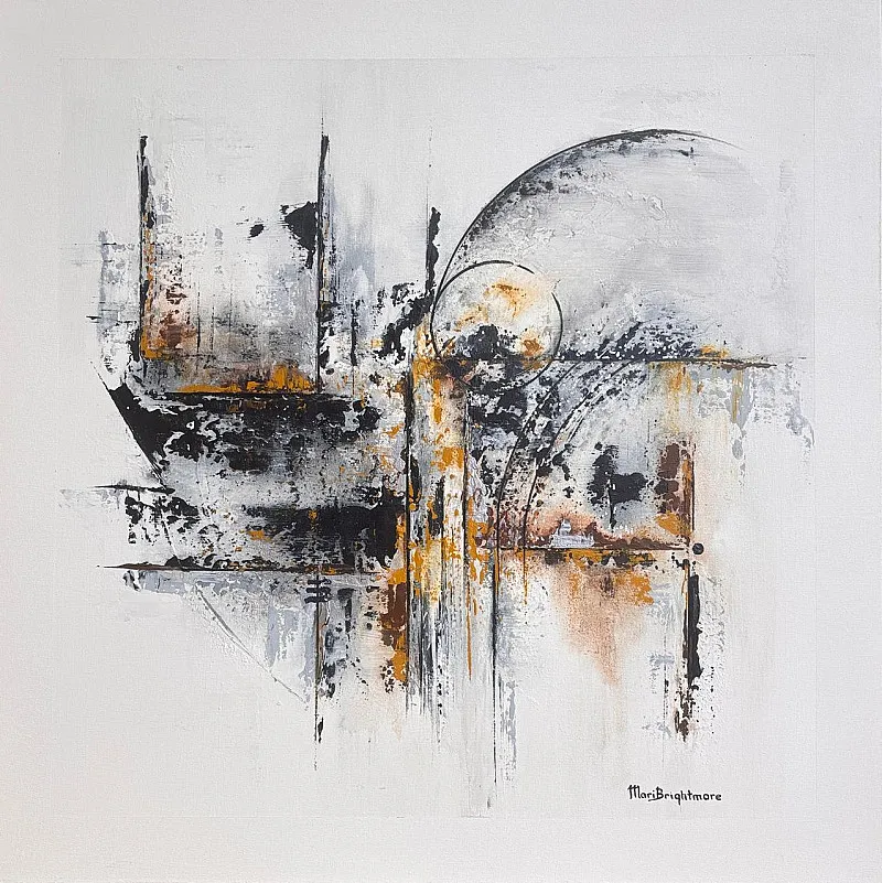 Symphony of silence by Mari Brightmore 800 x 800mm