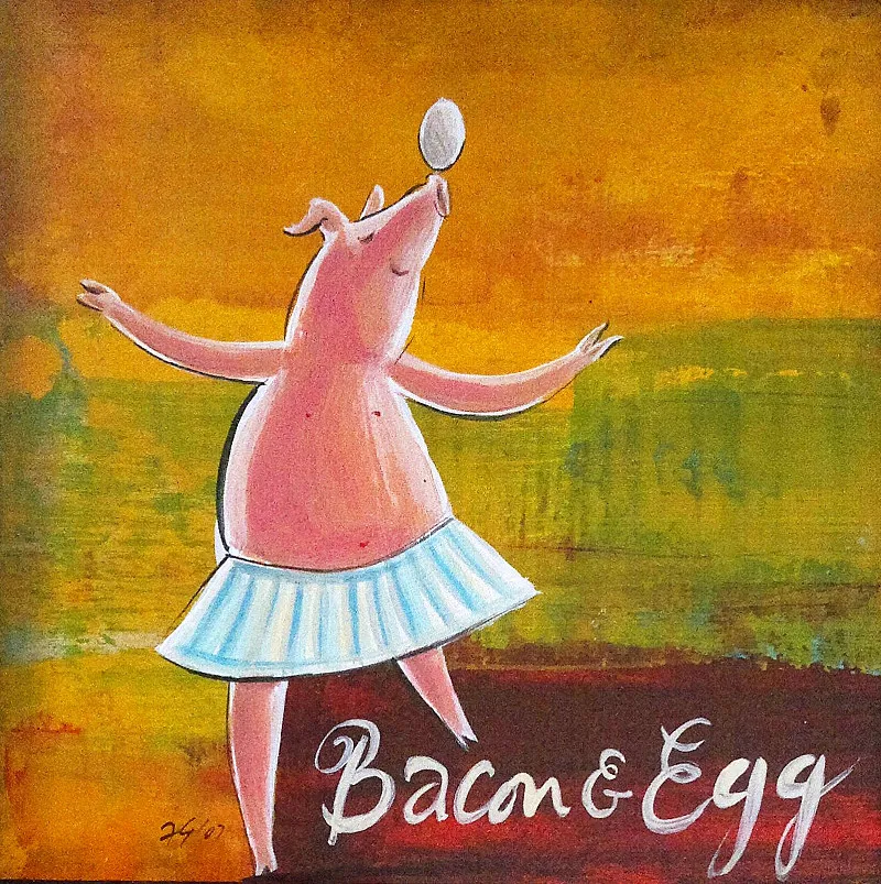 Bacon & Egg by Frans Groenewald