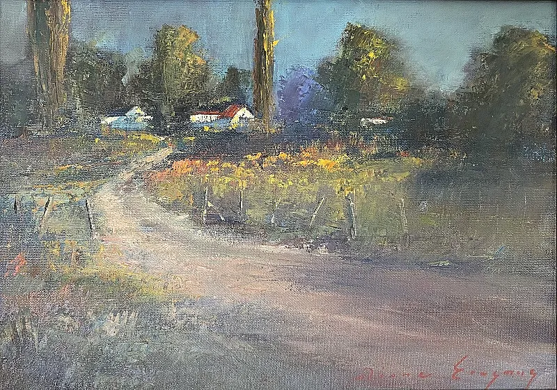 farm road landscape