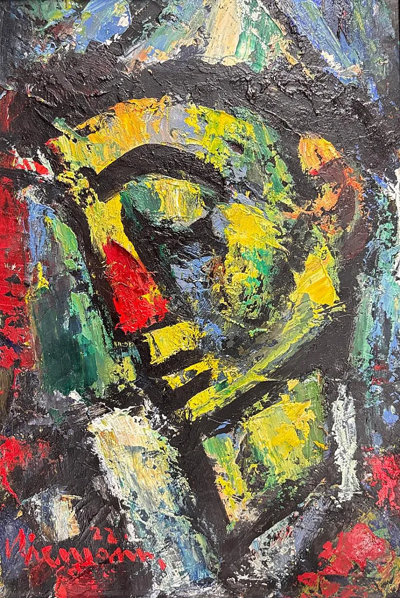 Clown by Hennie Niemann Snr 310 x 210mm