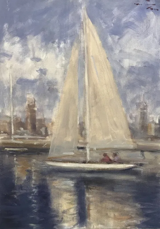 Oil On Board (A36648) by Duggie du Toit